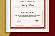 Classic Certificate Design, a Stationery Template by MightyDesign (Thumbnail 3 of 8)
