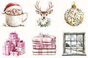 Watercolor Winter Blush Clipart, an Illustration by OK Design (Thumbnail 3 of 5)
