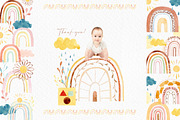 Watercolor rainbow abstract cute, an Illustration by AnnaTkachi (Thumbnail 8 of 8)