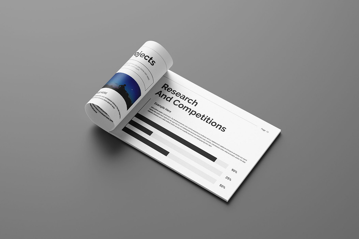 Modern Portfolio Landscape Template, a Magazine Template by Seeing-art (Photo 6 of 10)