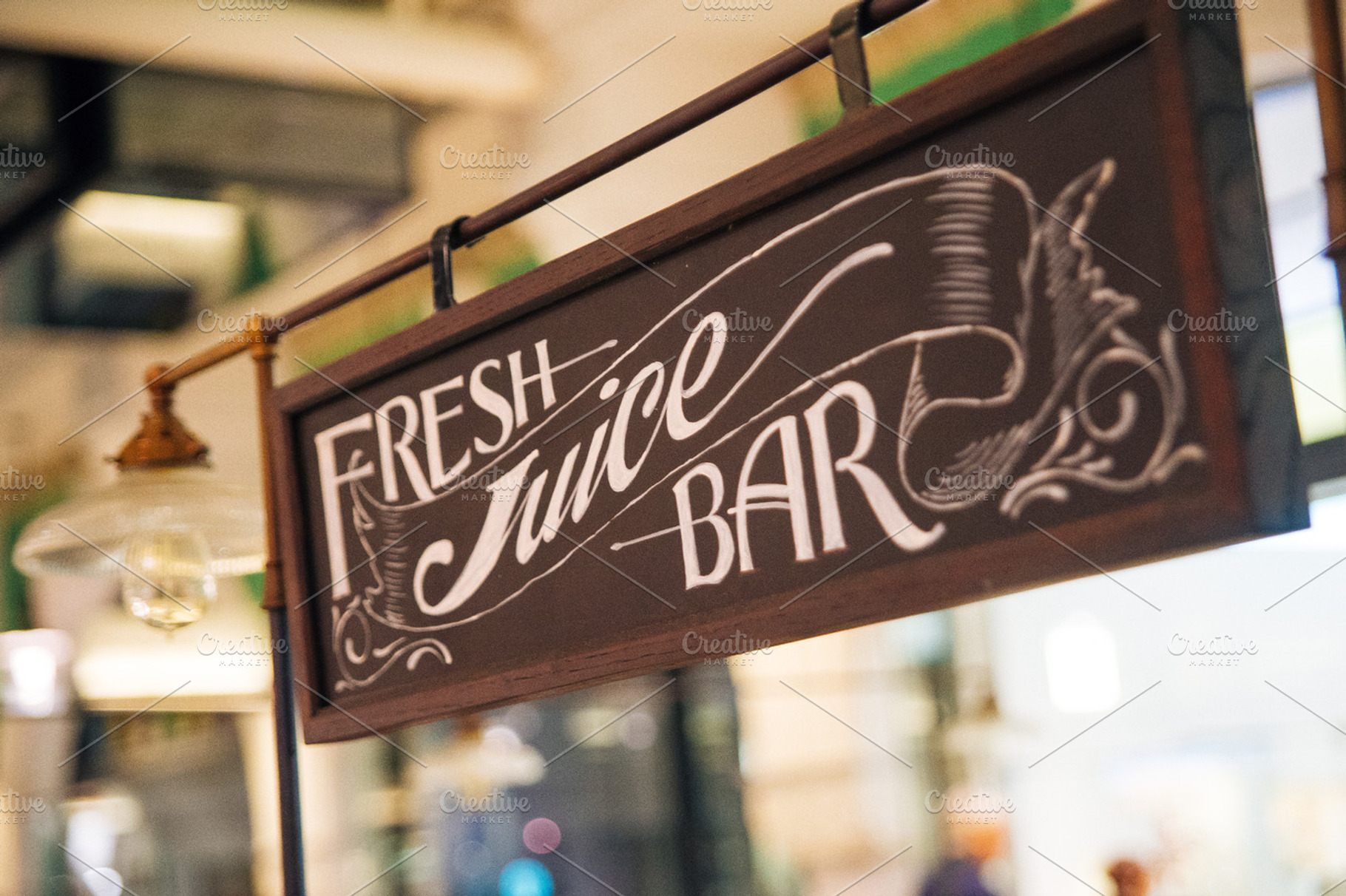 Fresh Juice Bar Sign