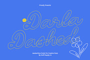 CS Darla Dashed, a Script Font by Craft Supply Co. (Thumbnail 1 of 8)