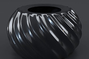 White/Black vases collection, a Furniture 3D Model by RC graphics (Thumbnail 17 of 24)