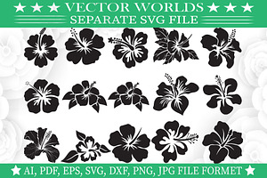 Hibiscus Svg, Flower, Flowers Svg