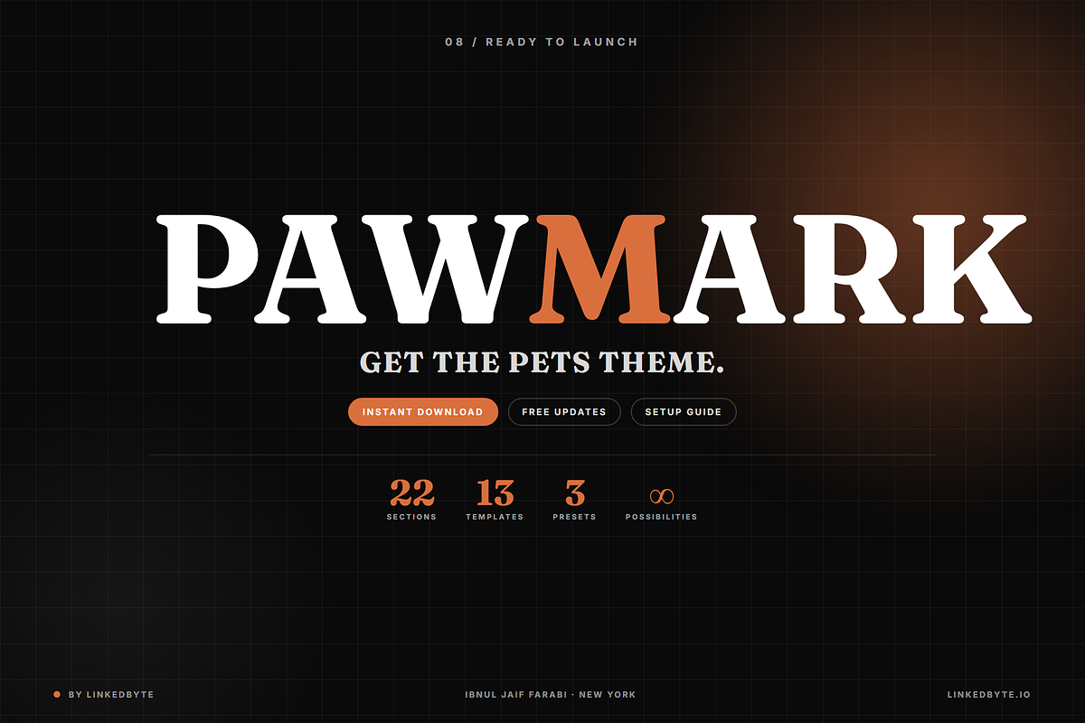 Pawmark Pets Shopify Theme, a Shopify Template by Ibnul Jaif Farabi (Photo 8 of 8)