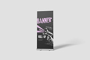 Roll-up Banner Mockup, an Advertising Mockup by Pikachudesign (Thumbnail 4 of 5)
