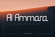 Al Ammara – Islamic Display Font, a Script Font by Vadovastd (Thumbnail 1 of 7)