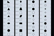100 Procreate Geometric Brushes Set, a Shape Add-On by LiuBi Art (Thumbnail 3 of 4)