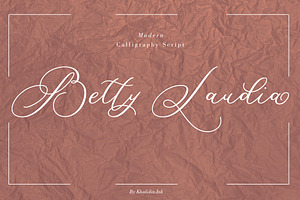 Betty Laudia Modern Calligraphy