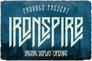 Ironspire - Blackletter Layered Font, a Blackletter Font by JumboDesign