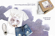 Mystical Wilds. Watercolor set., an Object Graphic by Dinkoobraz (Thumbnail 8 of 10)
