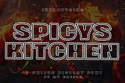 Spicys Kitchen, a Script Font by InermediaSTUDIO (Thumbnail 1 of 8)