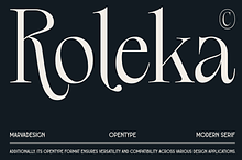 Roleka - Classy Serif Typeface