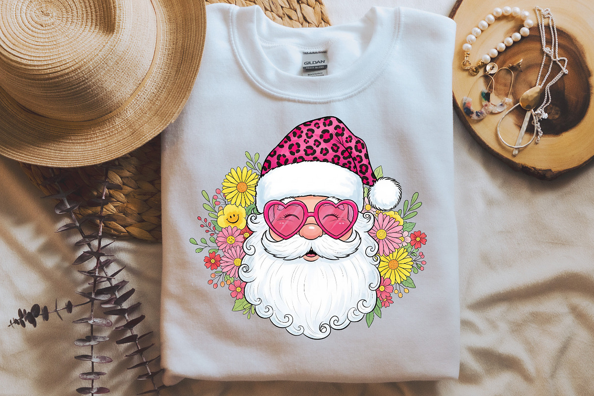 Santa Disco Christmas Png, an Illustration by Designking (Photo 4 of 4)