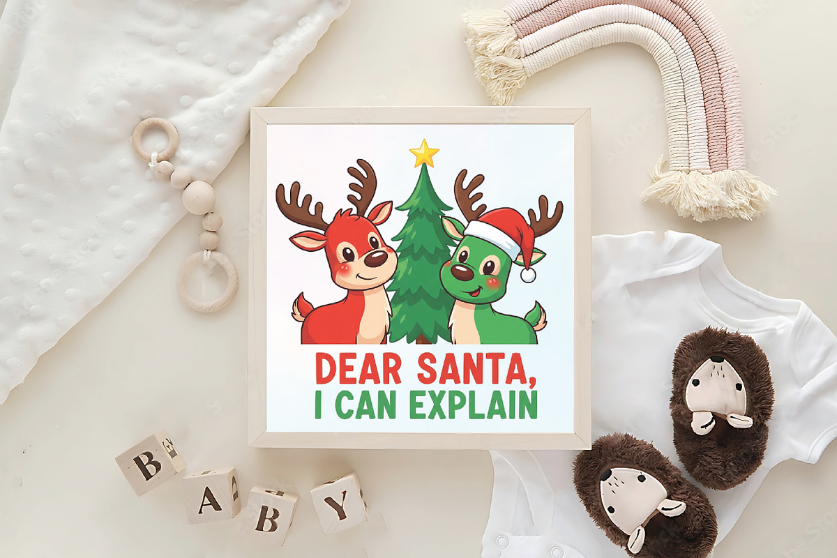 Dear Santa, I Can Explain Christmas, an Illustration by CraftArtStudio (Photo 4 of 4)