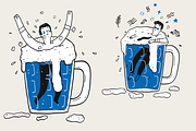 Relaxation moments, a Person Illustration by Huza Studio (Thumbnail 6 of 13)