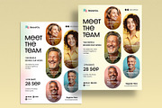 Meet The Team Flyer Poster Template, a Poster Template by BrandPacks (Thumbnail 4 of 5)