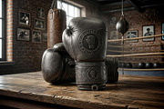 The Boxing Club Center Logo Template, a Branding & Logo Template by Aura Canyon HQ (Thumbnail 6 of 7)