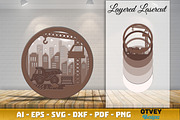 Construction Scene Layered Lasercut, a Graphic by OTVEY DESIGN (Thumbnail 3 of 7)