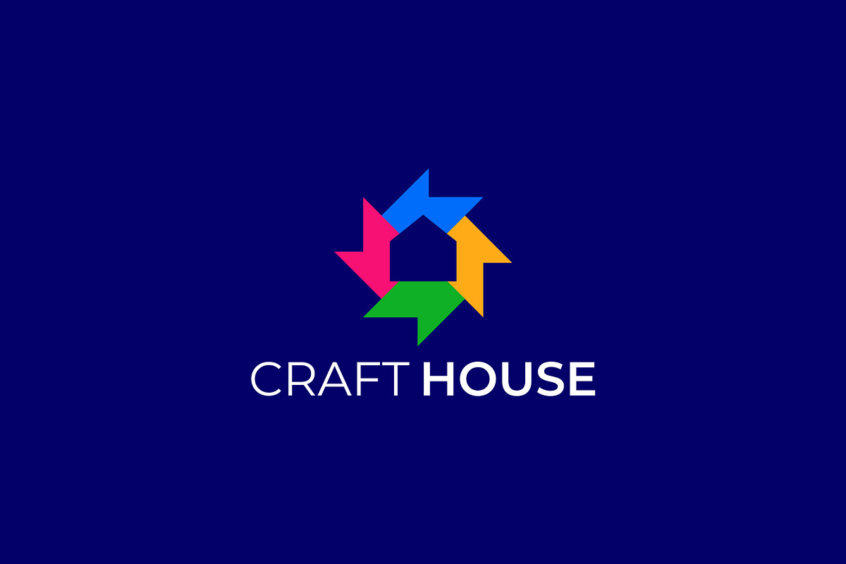 Craft and Art House Logo Concept, a Branding & Logo Template by Signatoro (Photo 2 of 3)