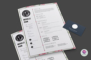 1 page CV template, a Resume Template by Chic templates (Thumbnail 3 of 4)
