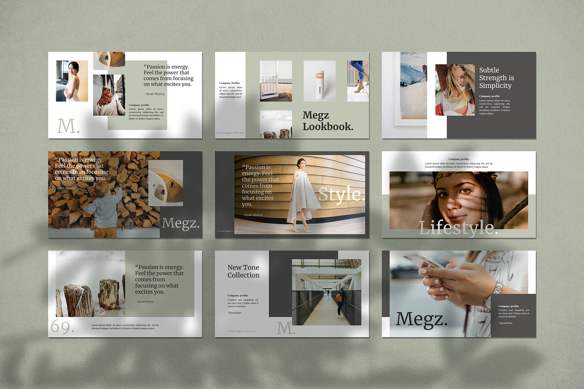 Megz Creative PowerPoint Template, a Presentation Template by uiplus (Photo 3 of 5)