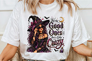 Sassy Witch Girl Halloween PNG, a Seasonal Illustration by Canvas Craft (Thumbnail 3 of 6)