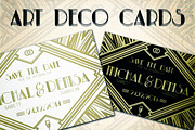 Art Deco Cards, a Card Template by Ivan Rosenberg (Thumbnail 1 of 5)