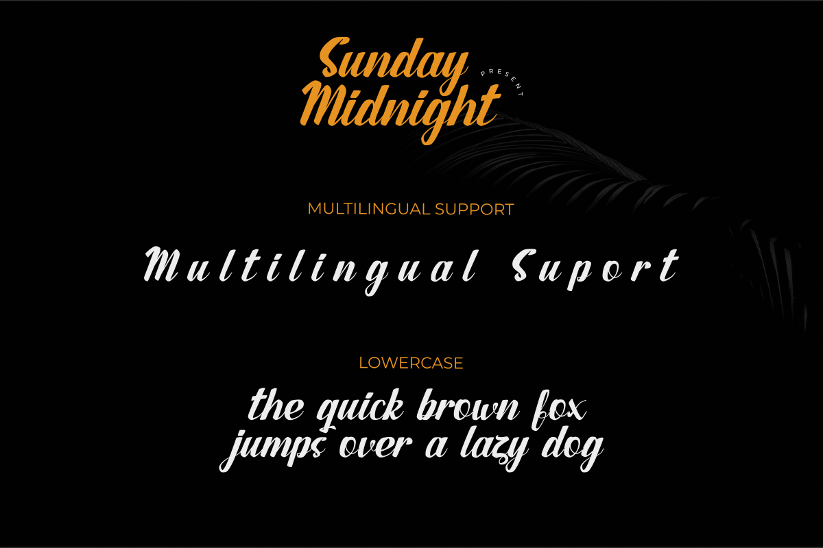 Sunday Midnight, a Handwritten Font by saemoon creative (Photo 5 of 12)