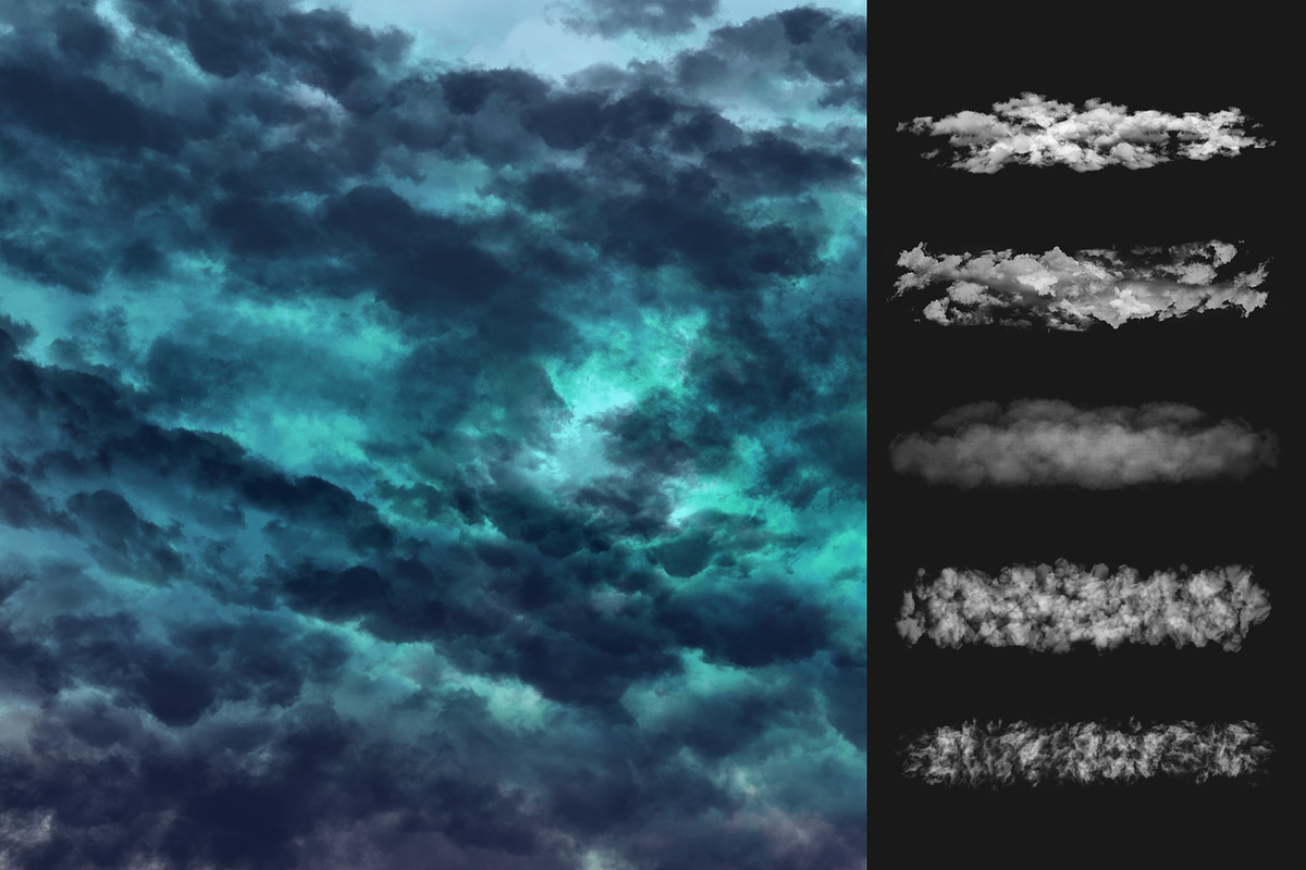 Stormy clouds Brushes, a Brush Add-On by Mohamed Saber (Photo 2 of 6)