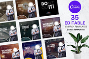Church Design Template Bundle, a Social Media Template by Mishek Munene (Thumbnail 1 of 6)