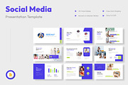 Socialy - Social Media Google Slides, a Presentation Template by Premast (Thumbnail 1 of 3)
