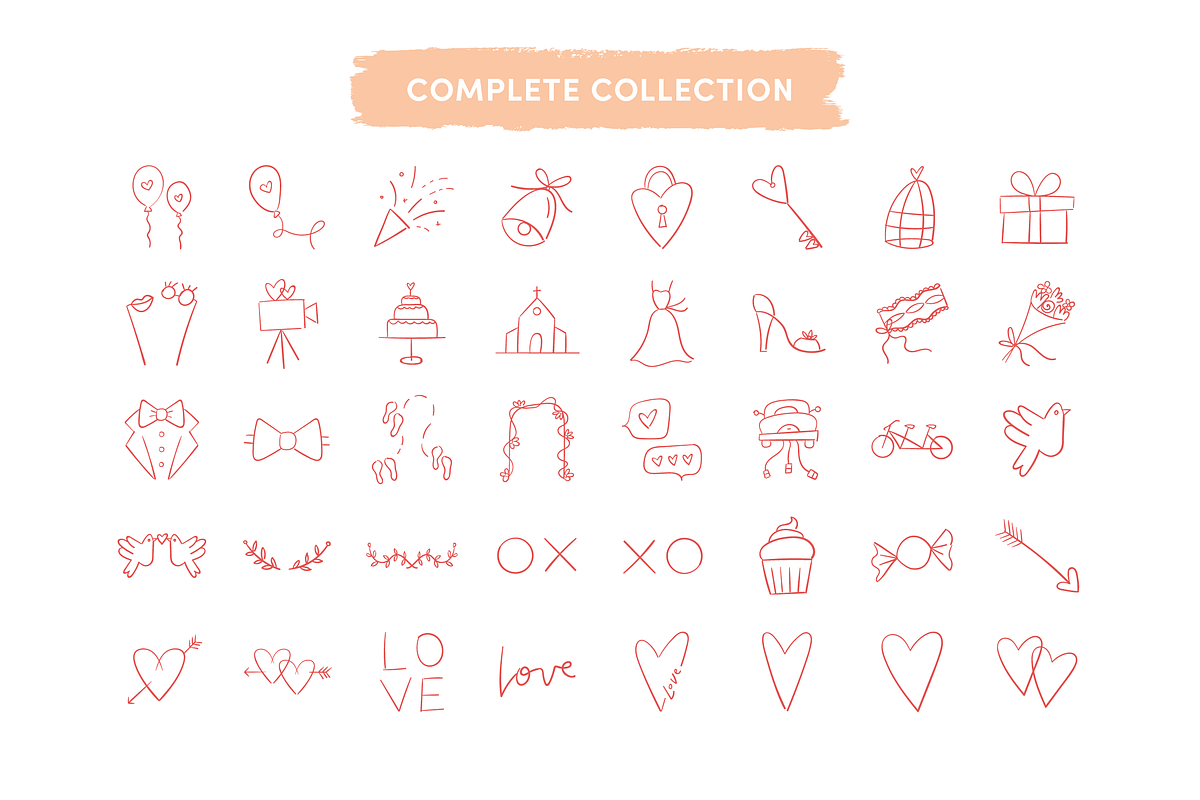 Wedding, Love & Engagement Icons, an Icon by Caroline Mackay (Photo 5 of 10)