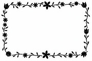 Hand Drawn Floral Border Set, an Illustration by BIPLOB EXPERT (Thumbnail 5 of 10)