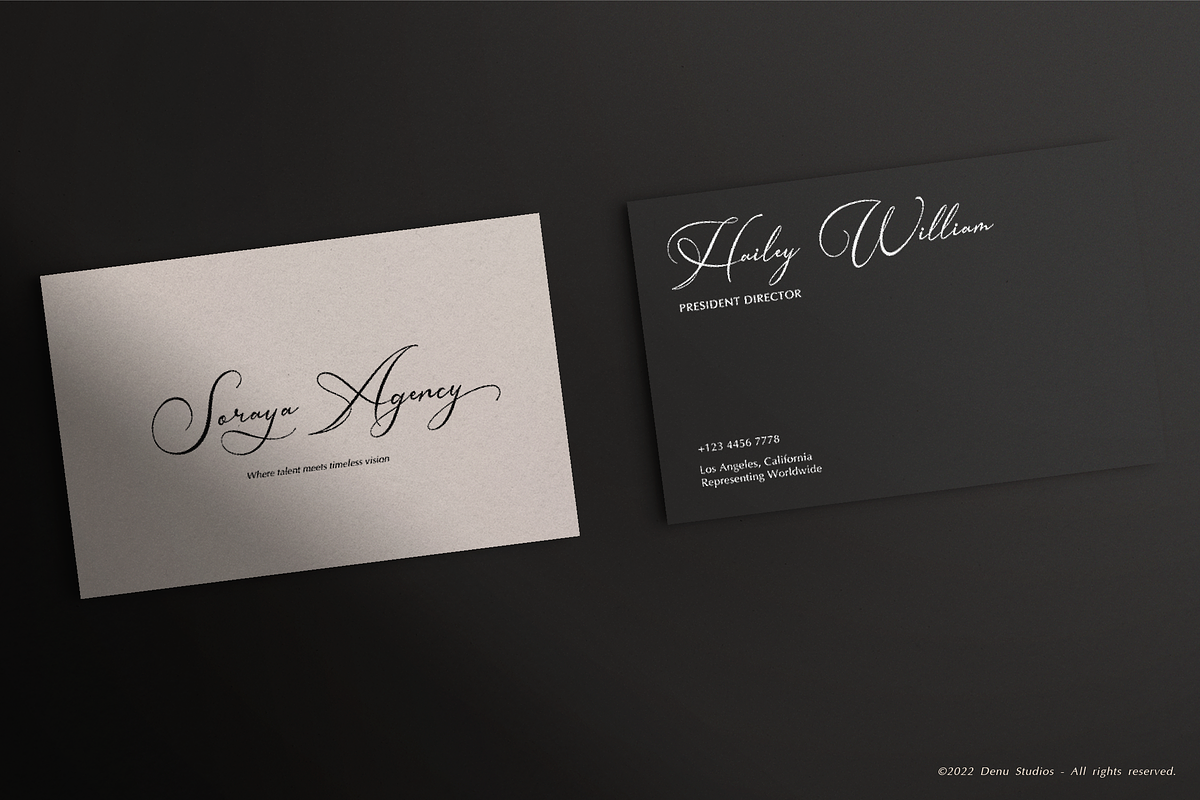 Hamedory Dumbless Modern Calligraphy, a Script Font by Denustudios (Photo 6 of 12)