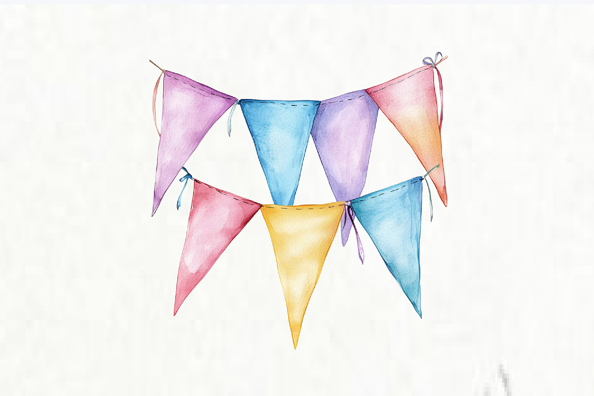 Pastel Easter Watercolor Clipart, an Illustration by Watercolor design (Photo 2 of 8)