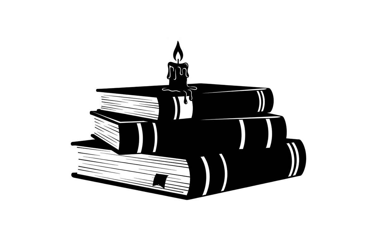 Vintage Book Stack Candle Bundle, an Illustration by jahid234 (Photo 14 of 31)