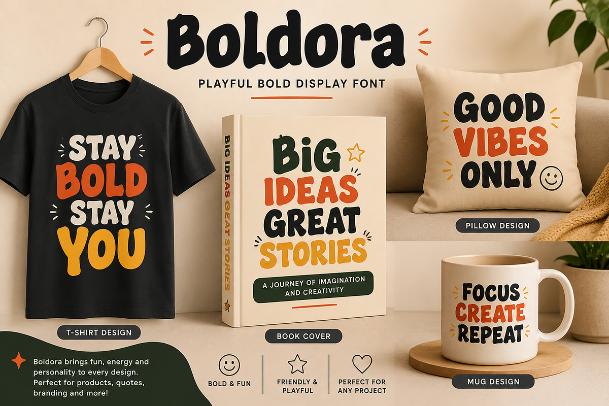 Boldora, a Slab Serif Font by Wow Magic (Photo 2 of 6)