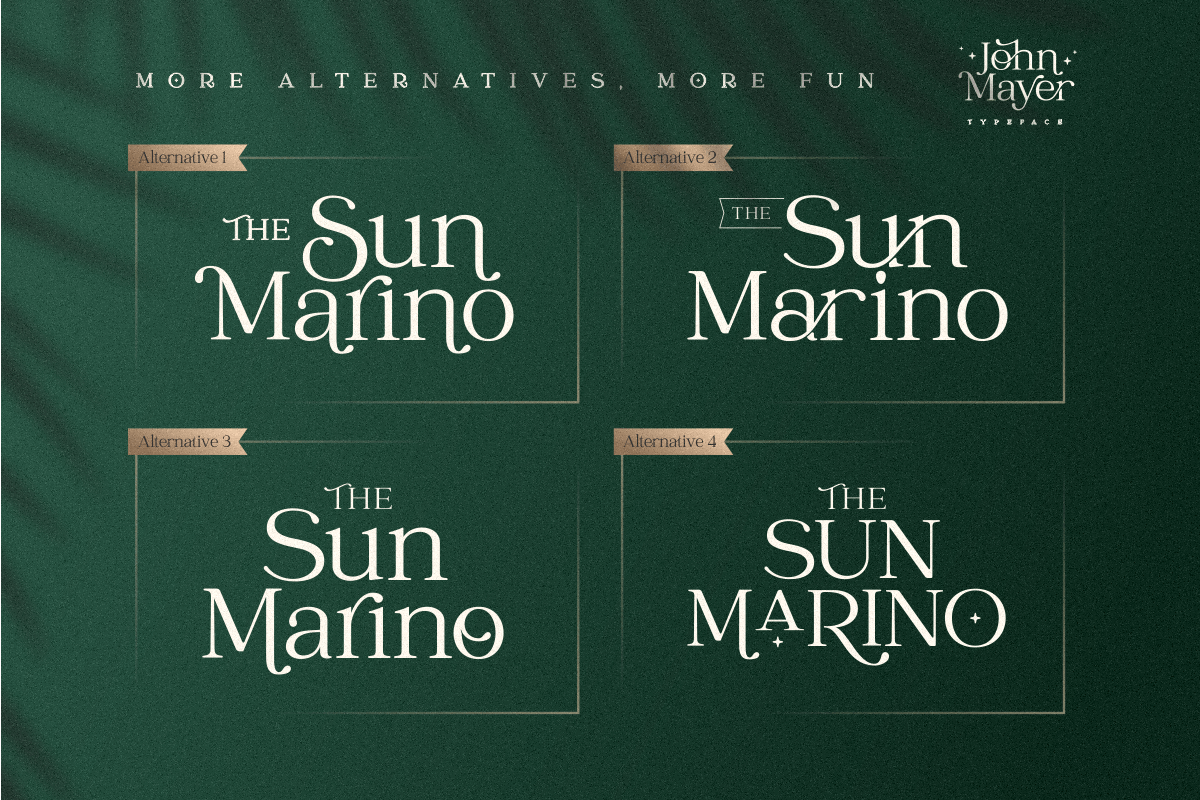 Catchy Mager - Fancy Ligature Font, a Serif Font by Sensatype (Photo 9 of 25)