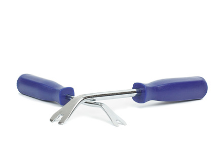 Nail puller isolated on a white back