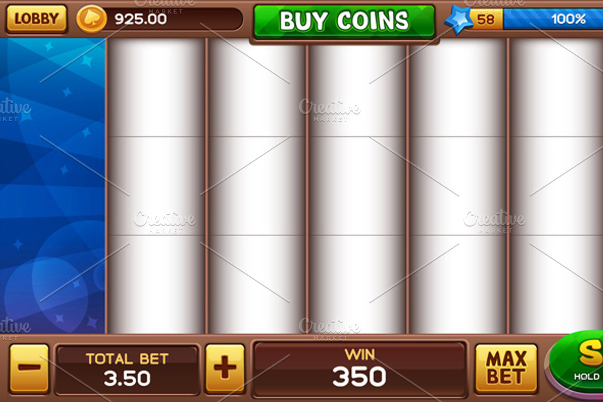 Lobby and GUI for Slots Games, an Illustration by Saranai Store (Photo 6 of 10)