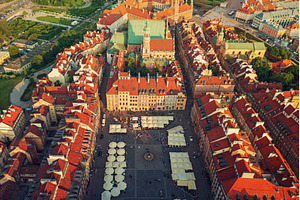 Market square in Warsaw, an Architecture Photo by Nature and travel