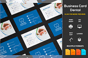 Business Card Dental, a Business Card Template by DesignsStore (Thumbnail 1 of 2)