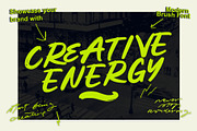 Creative Energy - Modern Brush Font, a Handwritten Font by Letterara (Thumbnail 1 of 14)