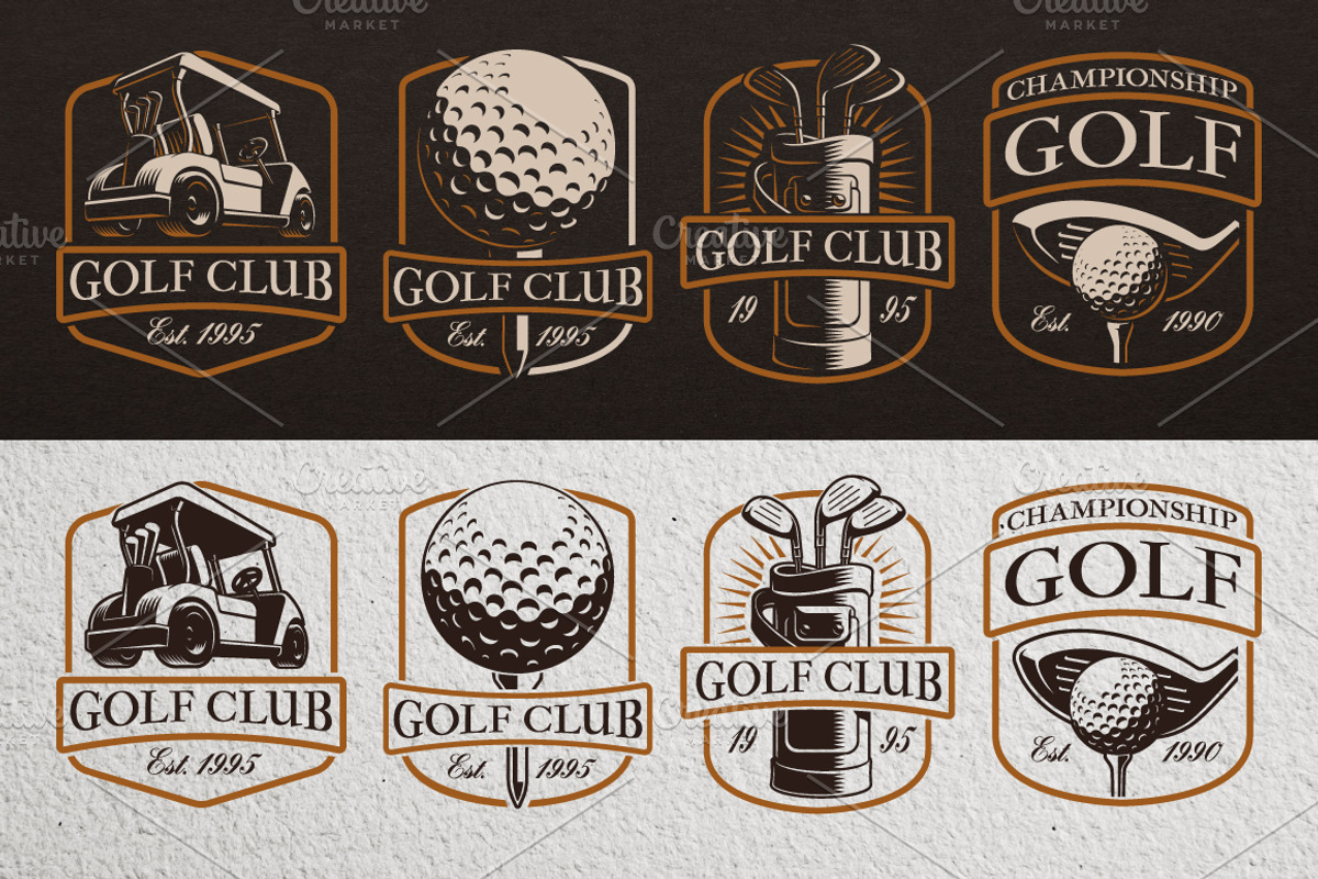 Golf Logo Templates, a Branding & Logo Template by Harry Kasyanov (Photo 2 of 7)
