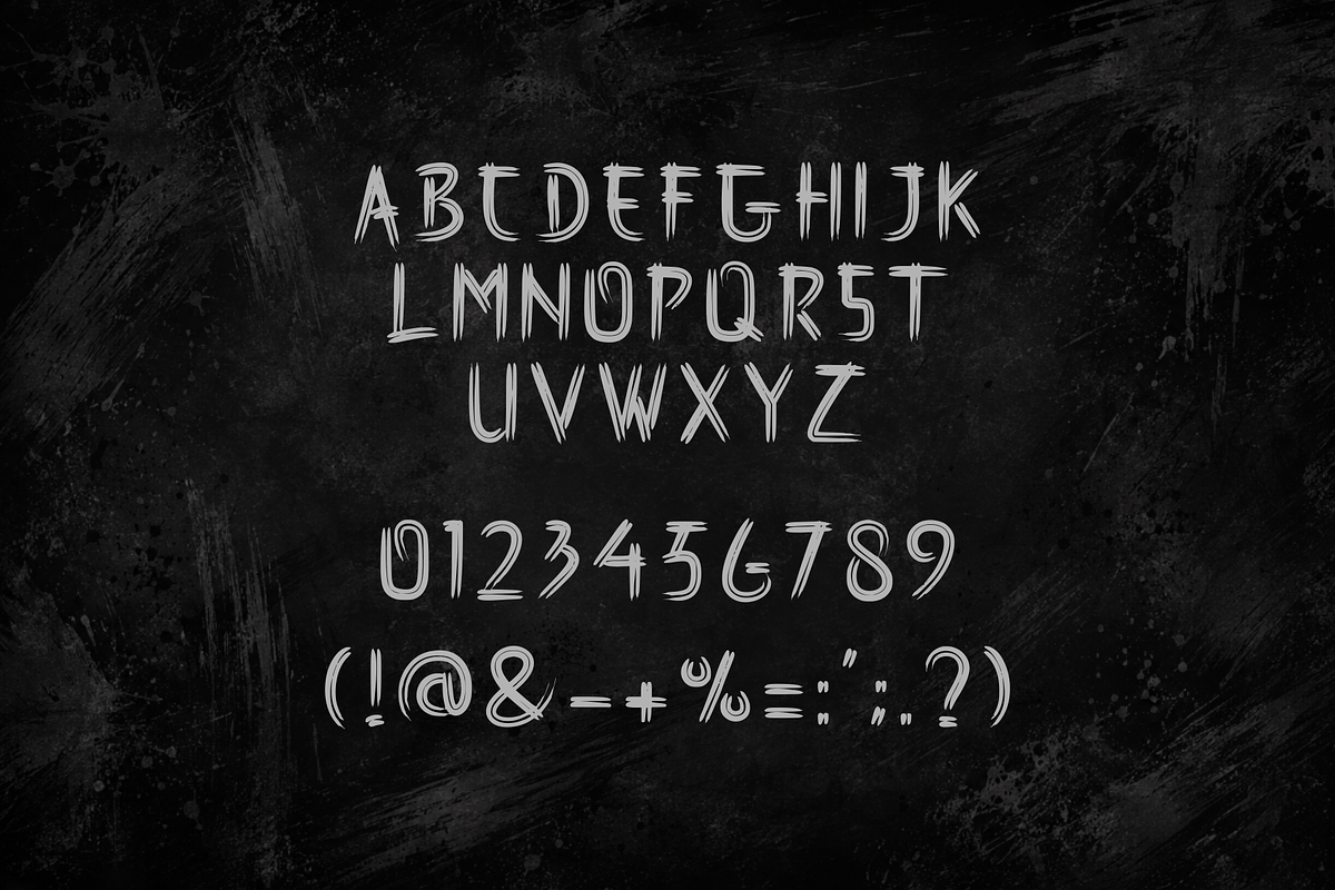 BAVDAK – Brutal Brush Display Font, a Handwritten Font by idealistudio (Photo 6 of 6)