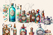 ESTHETICIAN BEAUTICIAN CLIPART PACK, a Person Illustration by Daring Digies (Thumbnail 6 of 6)