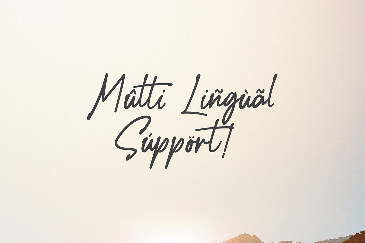 Sunshine - a Handwritten Font preview 7