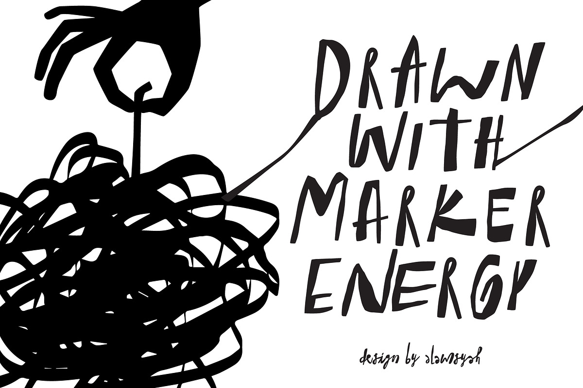 Spontanew, a Handwritten Font by Allmostudio (Photo 4 of 8)