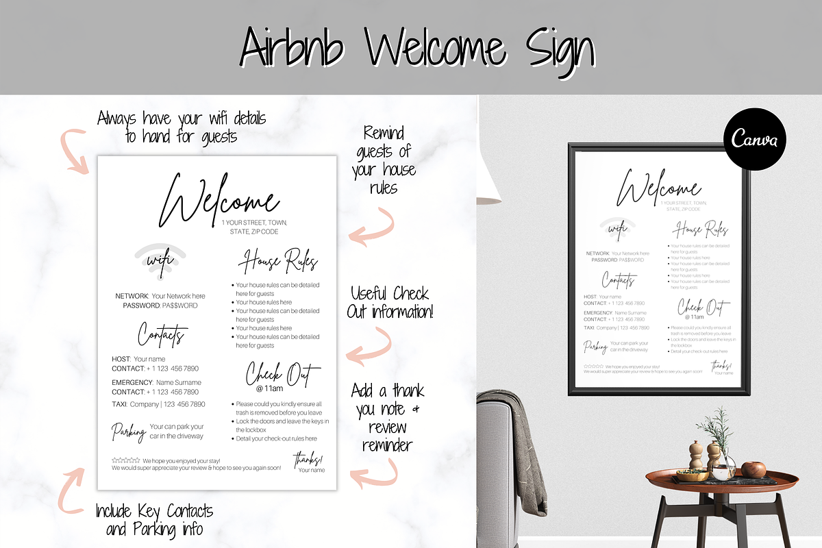 The Ultimate Airbnb Host BUNDLE!, a Poster Template by Templatables (Photo 5 of 11)